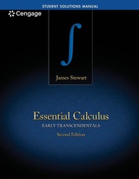 Abbildung von: Student Solutions Manual for Stewart's Essential Calculus: Early Transcendentals, 2nd - Wadsworth Publishing Co Inc