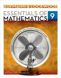 Enlarge image Cover: Essentials of Mathematics : An Applied Approach - Wadsworth Publishing Co Inc