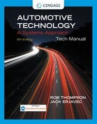 Enlarge image Cover: Tech Manual for Erjavec's Automotive Technology: A Systems Approach - Delmar Cengage Learning