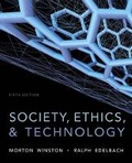 Cover: Society, Ethics, and Technology - Wadsworth Publishing Co Inc