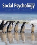 Cover: Social Psychology - Wadsworth Publishing Co Inc