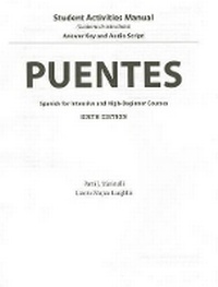 Enlarge image Cover: SAM Answer Key & Audioscript for Marinelli/Laughlin's Puentes, 6th - Wadsworth Publishing Co Inc