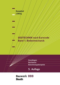 Abbildung von: Geotechnik nach Eurocode Band 1: Bodenmechanik - DIN Media