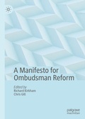 Cover: A Manifesto for Ombudsman Reform - Palgrave Pivot