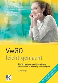 Abbildung von: VwGO - leicht gemacht. - Ewald von Kleist Verlag