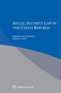 Cover: Social Security Law in Czech Republic - Kluwer Law International