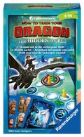 Cover: Das Ravensburger Mitbringspiel "Kommt mit in die verborgene Welt" zum neuen Kinofilm: Drachenz&auml;hmen leicht gemacht 3 - Die geheime Welt - Ravensburger