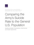 Cover: Comparing the Army's Suicide Rate to the General U.S. Population - RAND