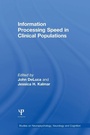 Cover: Information Processing Speed in Clinical Populations - Psychology Press Ltd