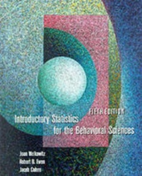 Enlarge image Cover: Introductory Statistics for the Behavioural Sciences - Houghton Mifflin Harcourt P