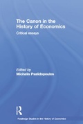 Cover: The Canon in the History of Economics - Routledge