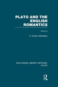 Cover: Plato and the English Romantics (RLE: Plato) - Routledge