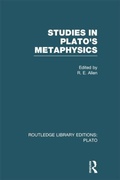 Cover: Studies in Plato's Metaphysics (RLE: Plato) - Routledge
