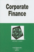 Cover: Corporate Finance in a Nutshell - Thomson West