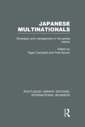 Cover: Japanese Multinationals (RLE International Business) - Routledge