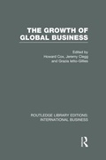 Cover: The Growth of Global Business (RLE International Business) - Routledge