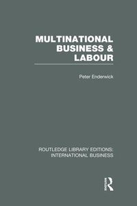 Enlarge image Cover: Multinational Business and Labour (RLE International Business) - Routledge
