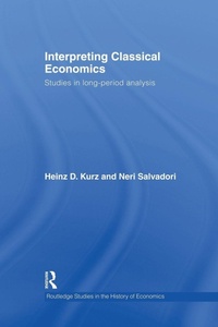 Enlarge image Cover: Interpreting Classical Economics - Routledge