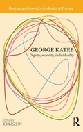 Cover: George Kateb - Routledge
