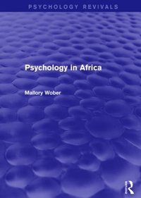 Bild vergrößern Bild: Psychology in Africa (Psychology Revivals) - Routledge