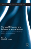 Cover: The Legal Philosophy and Influence of Jeremy Bentham - Routledge