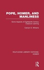 Cover: Pope, Homer, and Manliness - Routledge