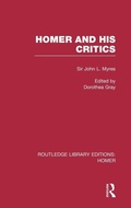 Cover: Homer and His Critics - Routledge
