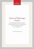 Cover: Lienzo of Tulancingo, Oaxaca - American Philosophical Society Press