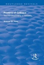 Cover: Poetics of Critique - Routledge