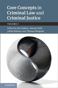 Cover: Core Concepts in Criminal Law and Criminal Justice: Volume 1 - Cambridge University Press