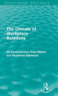 Cover: The Climate of Workplace Relations (Routledge Revivals) - Routledge