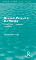 Cover: Business Policies in the Making (Routledge Revivals) - Routledge