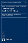 Cover: Lawmaking in Multi-level Settings - Nomos/Hart