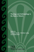 Cover: Theology and Anthropology in the Book of Sirach - Society of Biblical Literature
