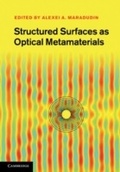 Cover: Structured Surfaces as Optical Metamaterials - Cambridge University Press