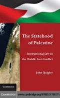 Cover: The Statehood of Palestine - Cambridge University Press