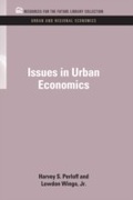 Cover: Issues in Urban Economics - RFF Press