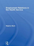 Cover: Employment Relations in the Health Service - Routledge