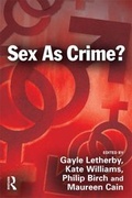 Cover: Sex as Crime? - Willan Publishing