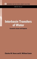 Cover: Interbasin Transfers of Water - Resources for the Future Press (RFF Press)