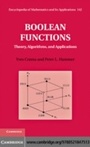 Cover: Boolean Functions - Cambridge University Press