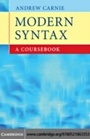 Cover: Modern Syntax - Cambridge University Press