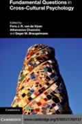 Cover: Fundamental Questions in Cross-Cultural Psychology - Cambridge University Press