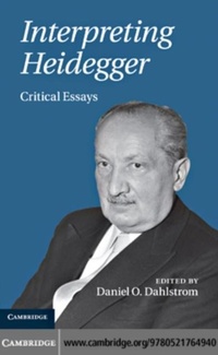 Enlarge image Cover: Interpreting Heidegger - Cambridge University Press