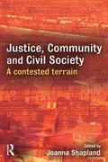 Bild: Justice, Community and Civil Society - Willan Publishing