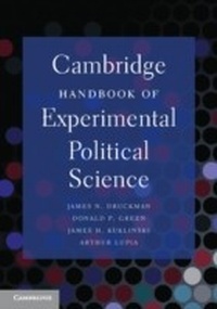 Abbildung von: Cambridge Handbook of Experimental Political Science - Cambridge University Press