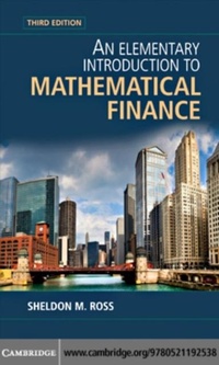 Enlarge image Cover: An Elementary Introduction to Mathematical Finance - Cambridge University Press
