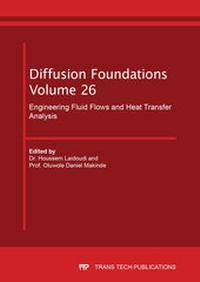 Enlarge image Cover: Engineering Fluid Flows and Heat Transfer Analysis - Trans Tech Publications Ltd