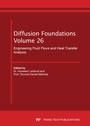 Cover: Engineering Fluid Flows and Heat Transfer Analysis - Trans Tech Publications Ltd