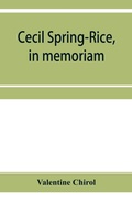 Cover: Cecil Spring-Rice, in memoriam - ALPHA EDITION